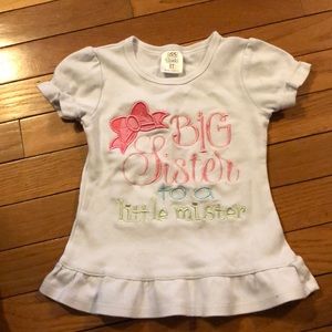 Big sister to a little mister tee